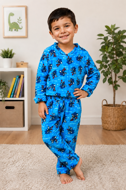 Pijama de 2 Piezas Sonic Azul Claro | Buzo + Pantalón