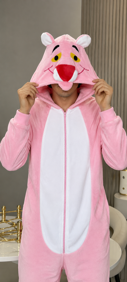 Pijama temática Pantera Rosa