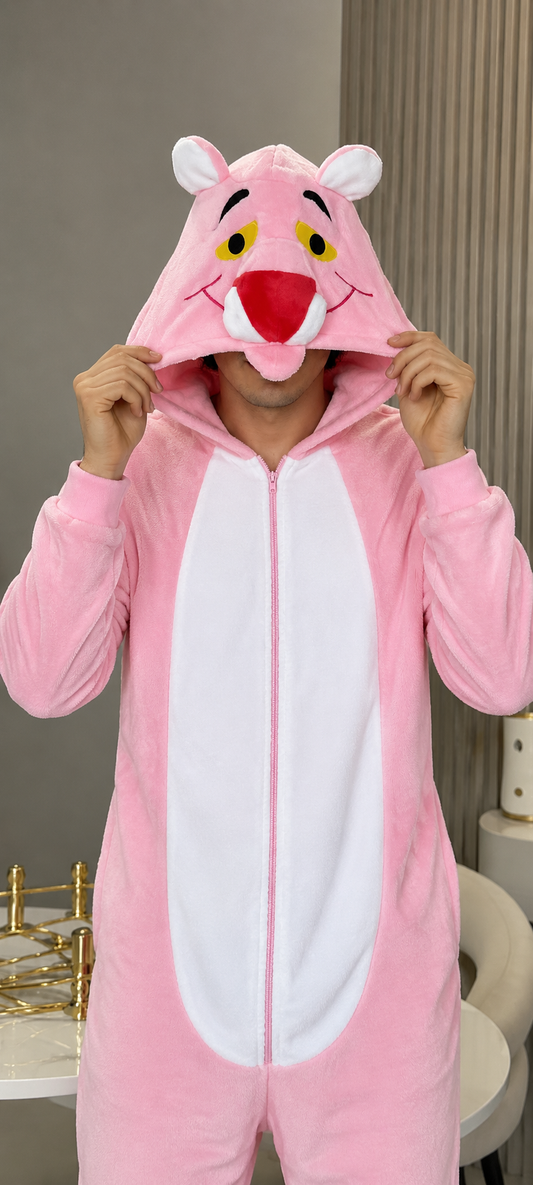 Pijama temática Pantera Rosa