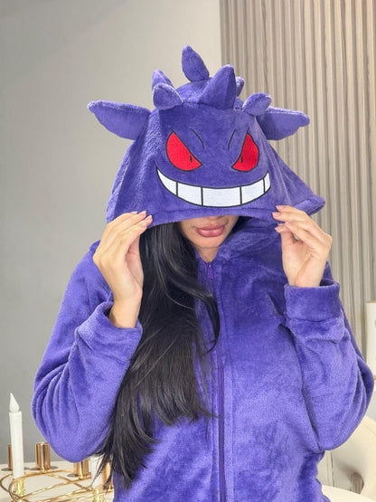 Pijama temática Pokémon Gengar