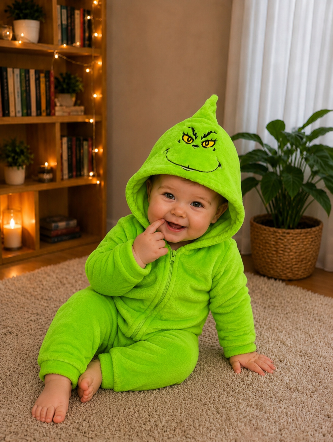 Pijama temática Grinch