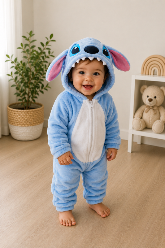 Pijama temática Stitch Azul Claro