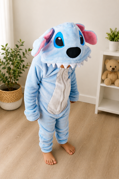 Pijama temática Stitch Azul Claro