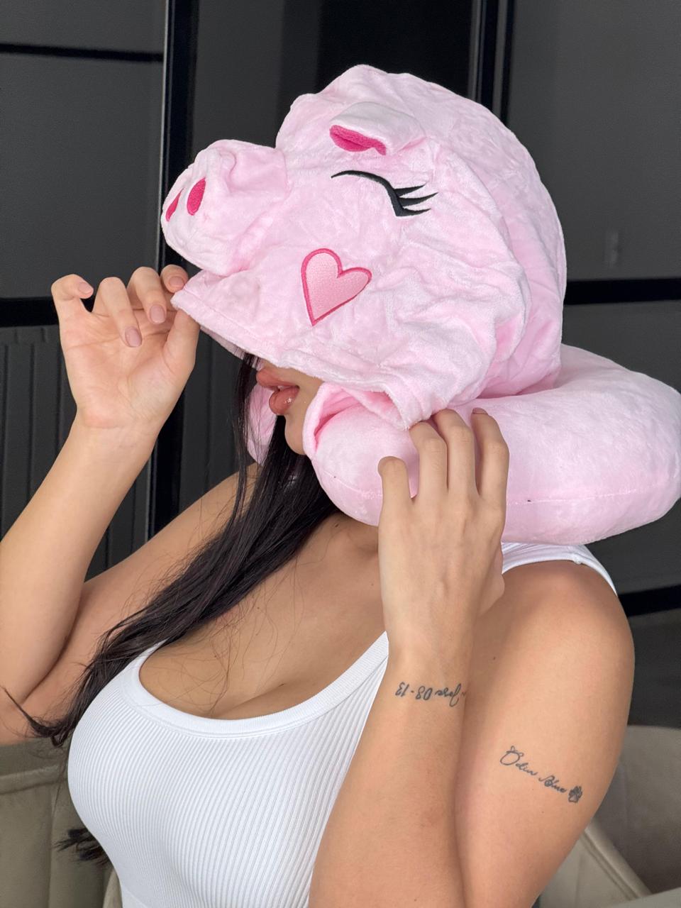 Almohada viajera Cerdito
