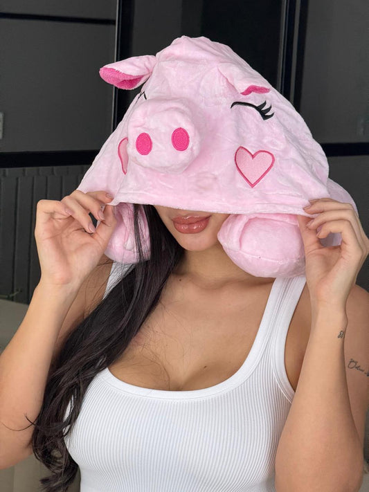 Almohada viajera Cerdito