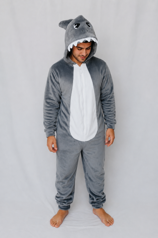 Pijama temática Tiburón Gris
