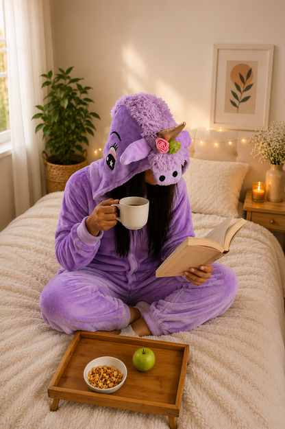 Pijama temática Unicornio Morado