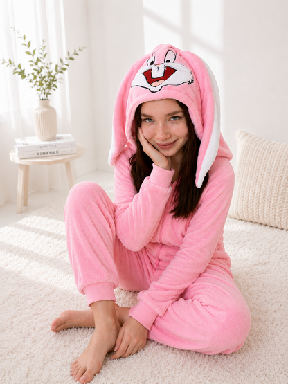 Pijama temática Bugs Bunny Rosado