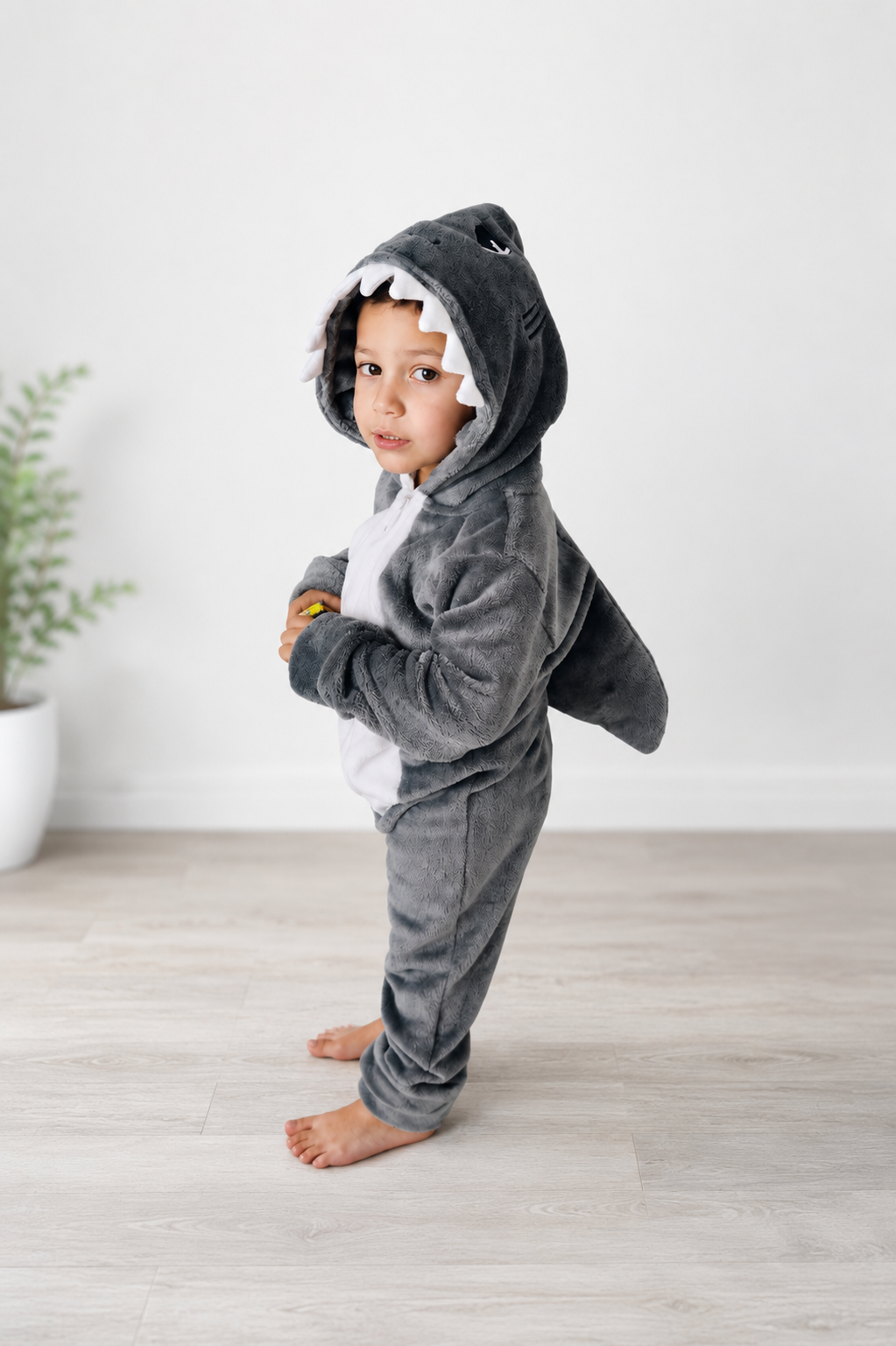 Pijama temática Tiburón Gris