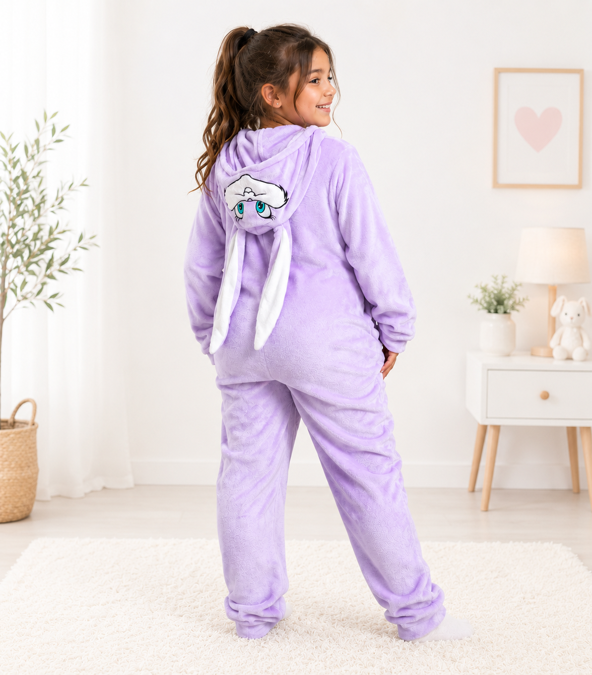 Pijama temática Bugs Bunny Morado