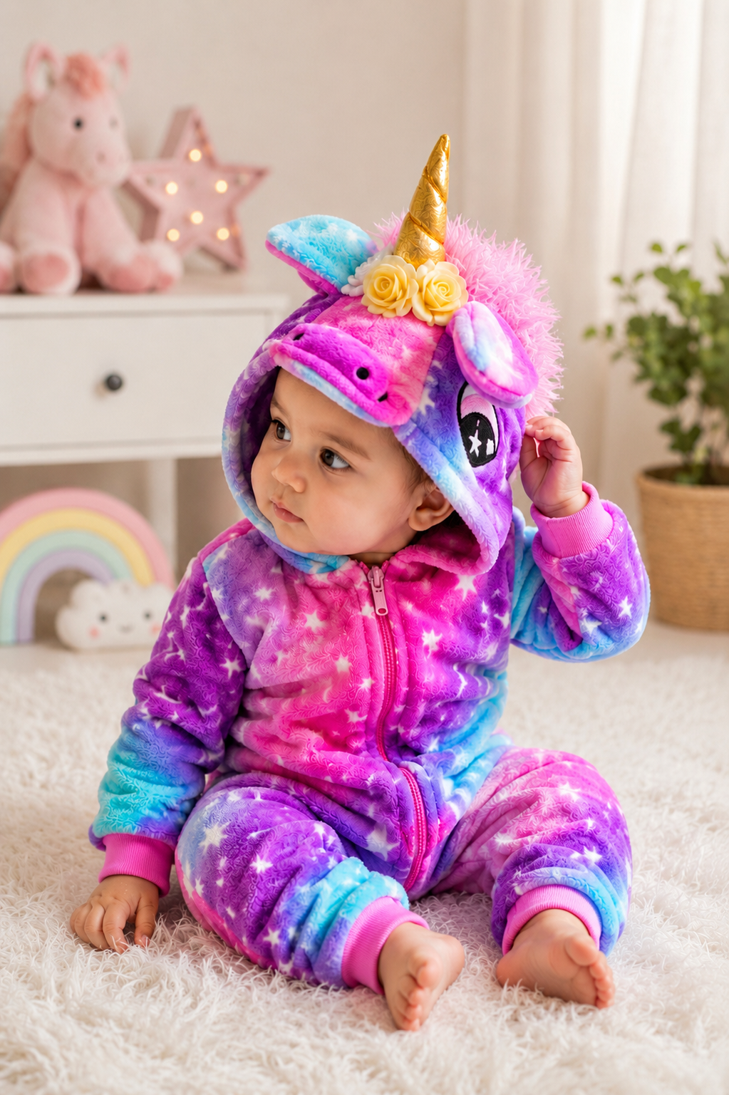 Pijama temática Unicornio Arcoíris