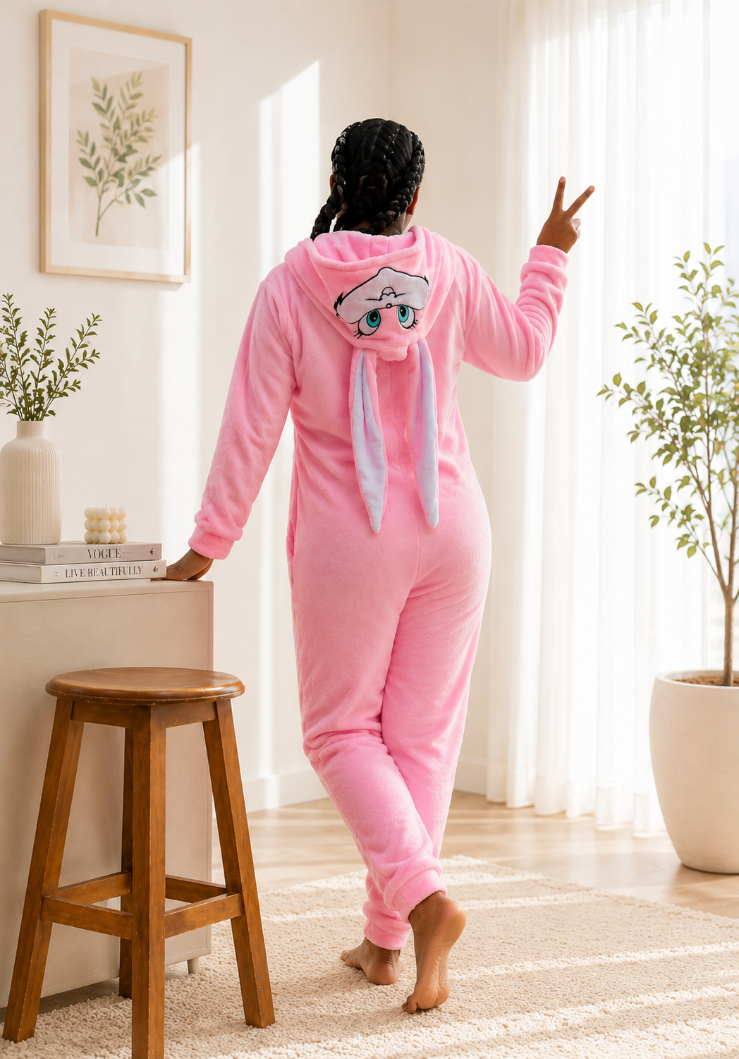 Pijama temática Bugs Bunny Rosado