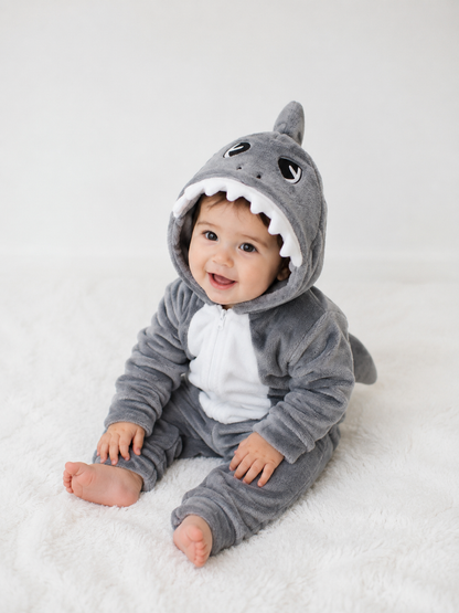 Pijama temática Tiburón Gris