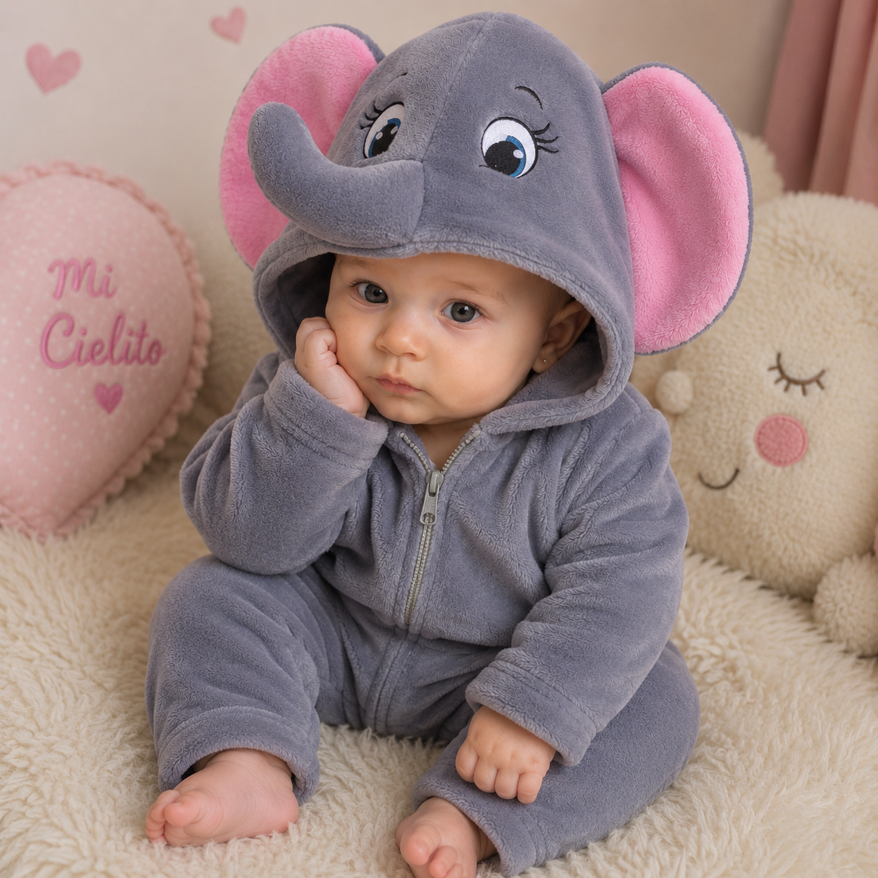 Pijama temática Elefante Orejitas Rosadas